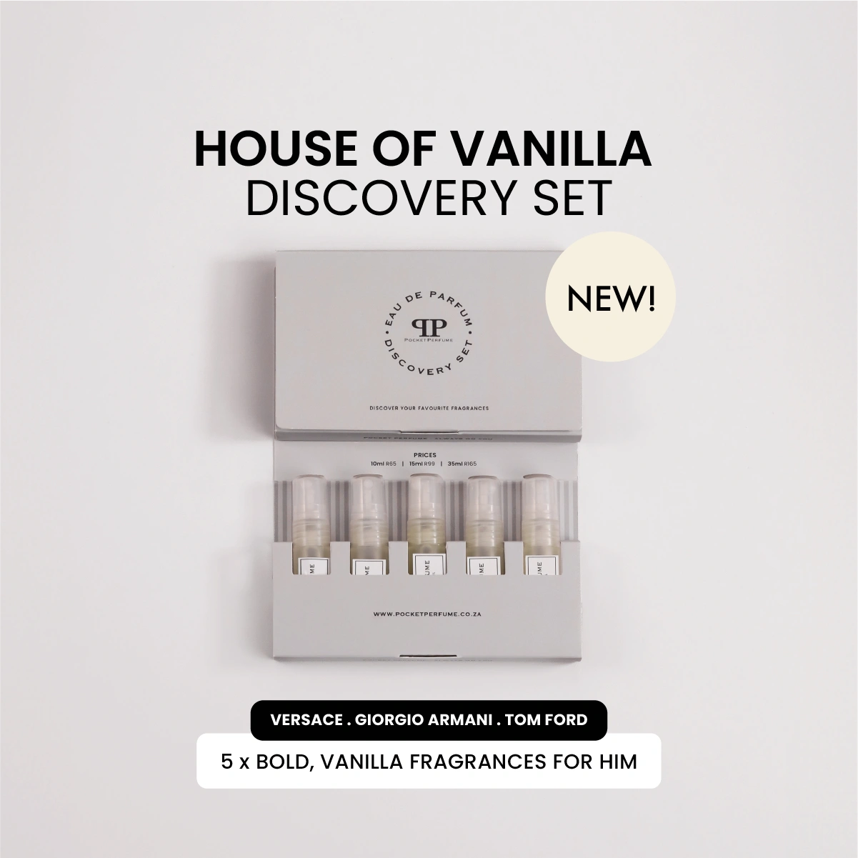 House of Vanilla Discovery Set For Him
